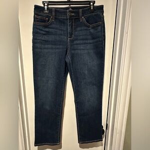 ST. JOHN'S BAY Womens Secretly Slender Mid Rise Straight Leg Jean 8P